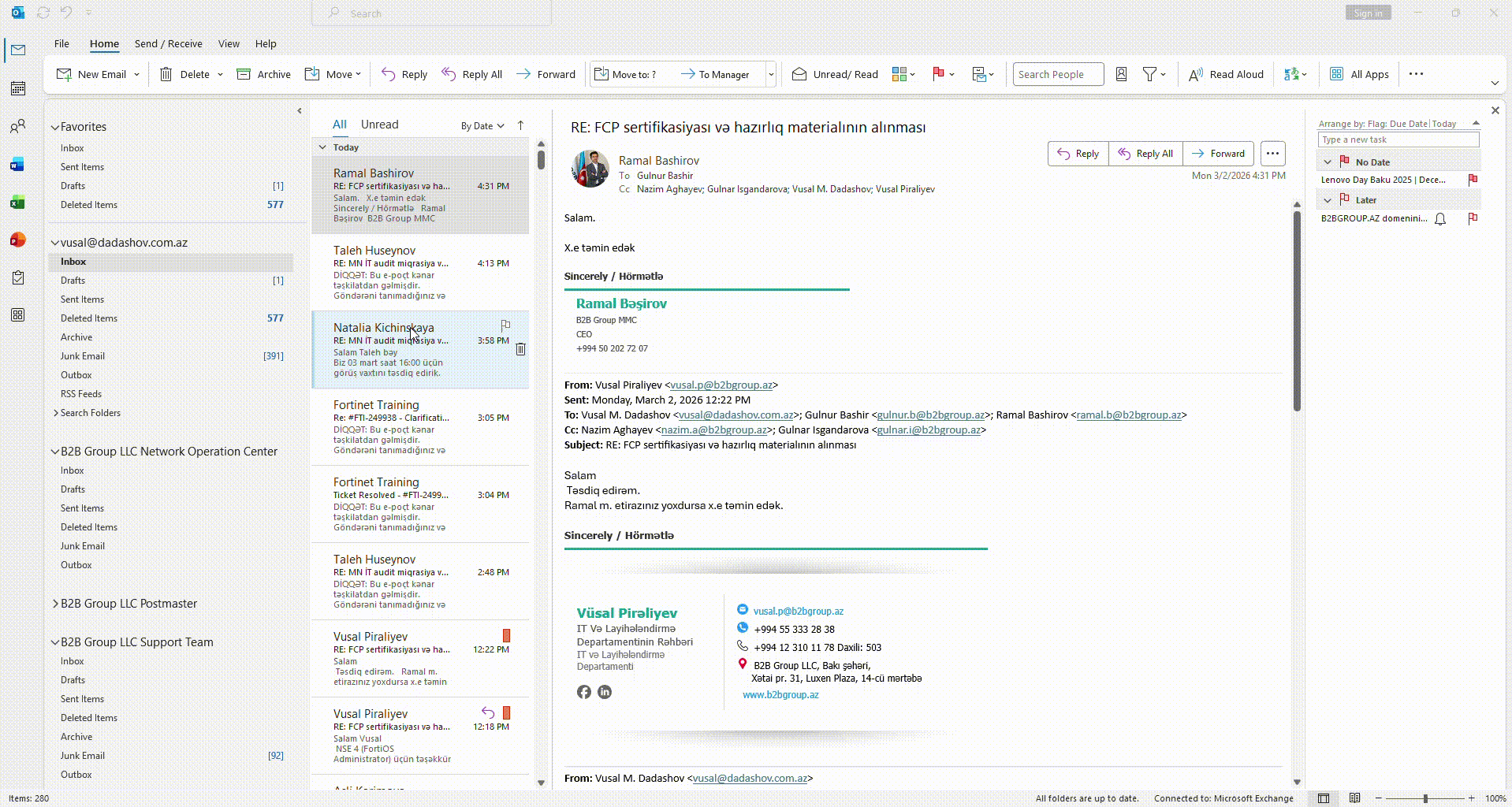 Outlook Calendar → Add → From Room List