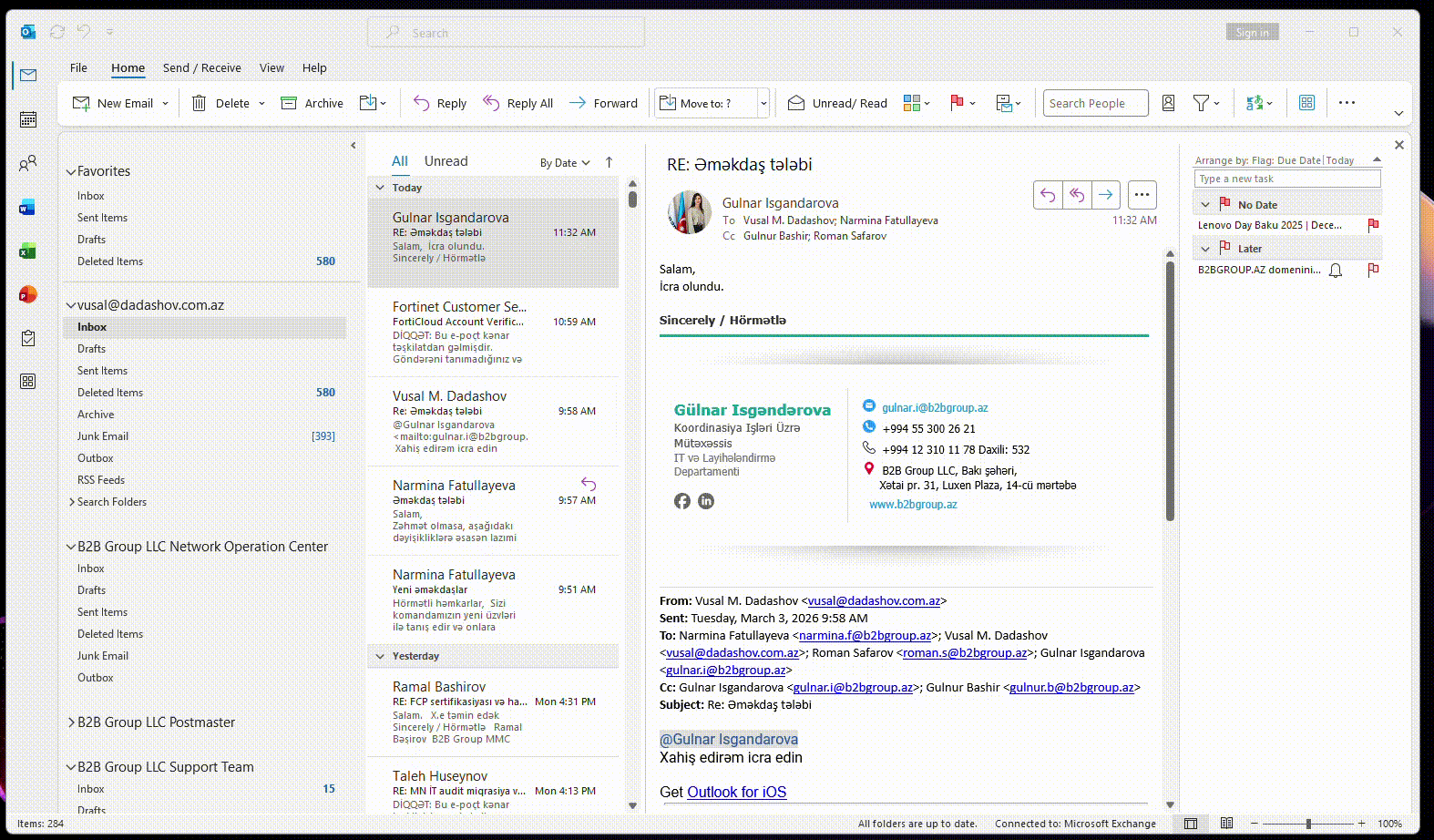 Outlook Calendar → Add → From Room List